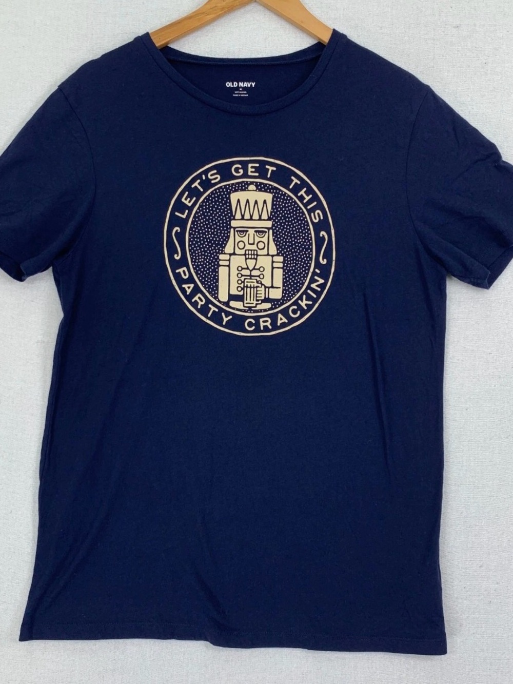 Men’s (size M) Short-Sleeve Graphic Tee (let’s this party crackin’ by Old Navy)